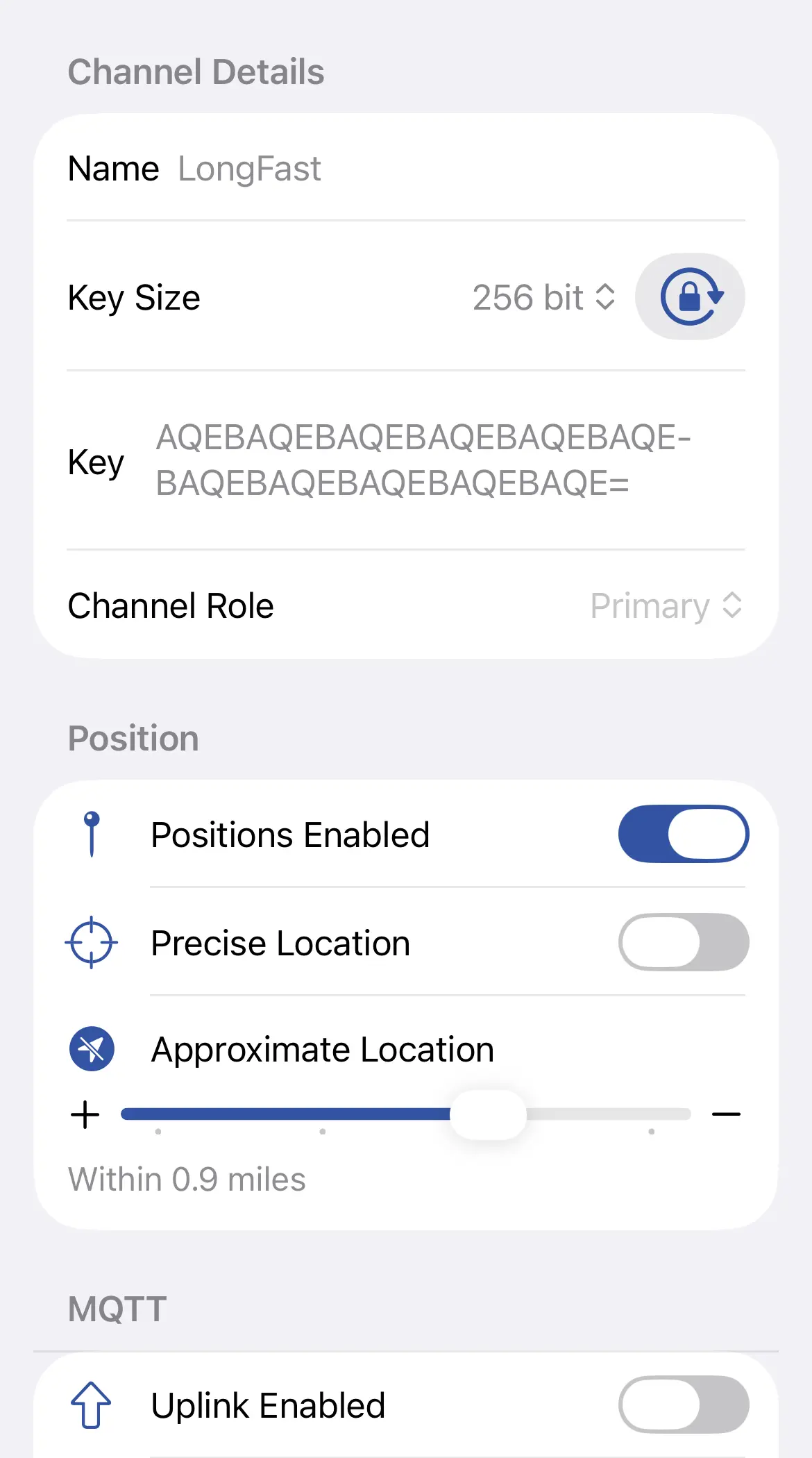 Channel form